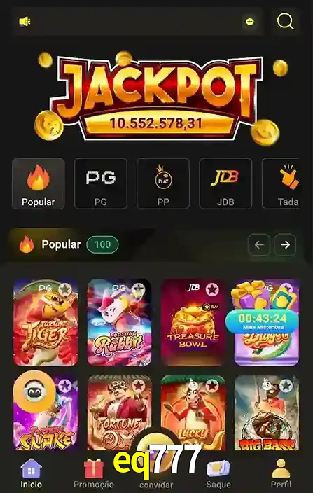 Promoções Especiais no eq777 App